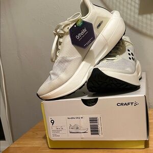 Craft Women's Nordlite Ultra Shoes in White and Black
